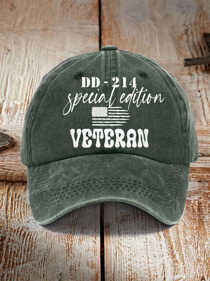 Men's Vintage DD-214 Special Edition Veteran Hat