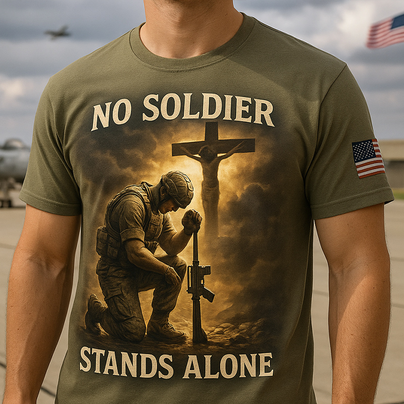 No Soldier Fights Alone Short Sleeve T-Shirt