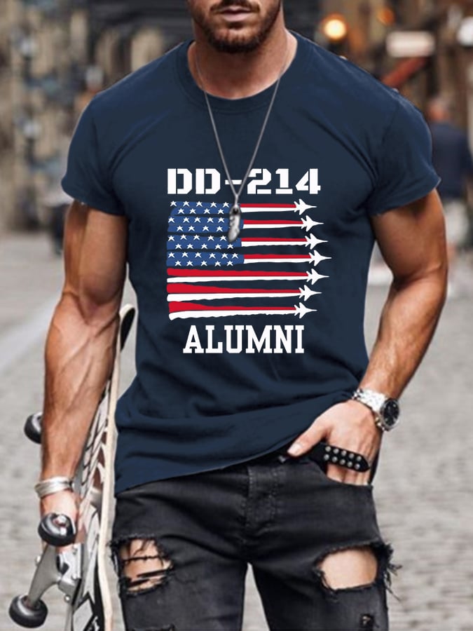 Men's Veteran DD-214 Printed T-Shirt