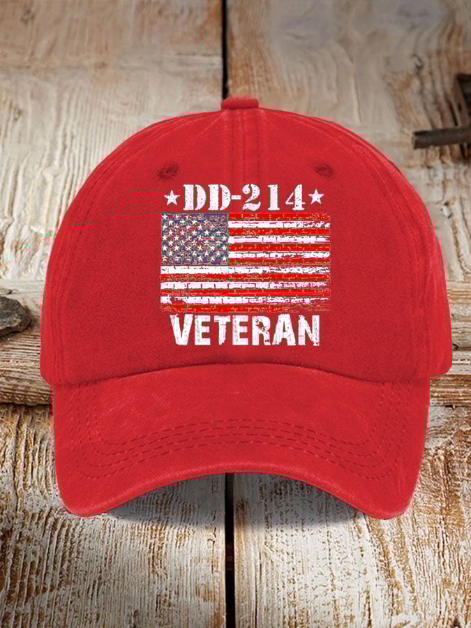 DD-214 Veteran Baseball Cap