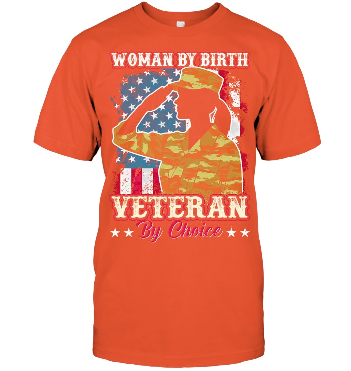 Veteran By Choice Pattern 100% Cotton T-Shirt