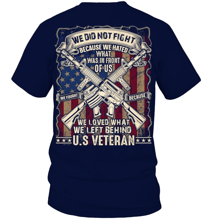 We DId Not Fight  Pattern 100% Cotton T-Shirt