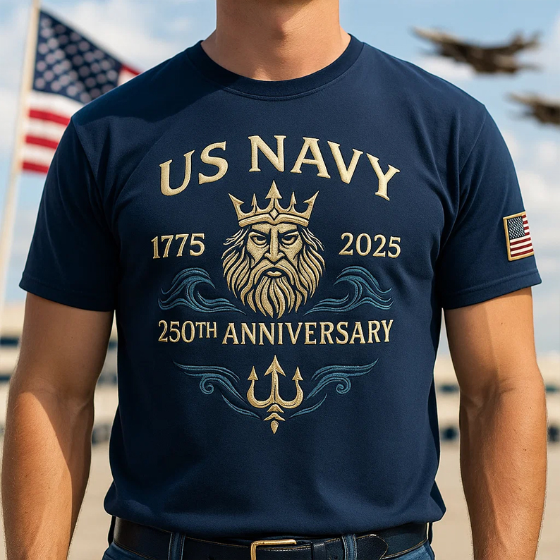 US Navy 250th Anniversary T-Shirt