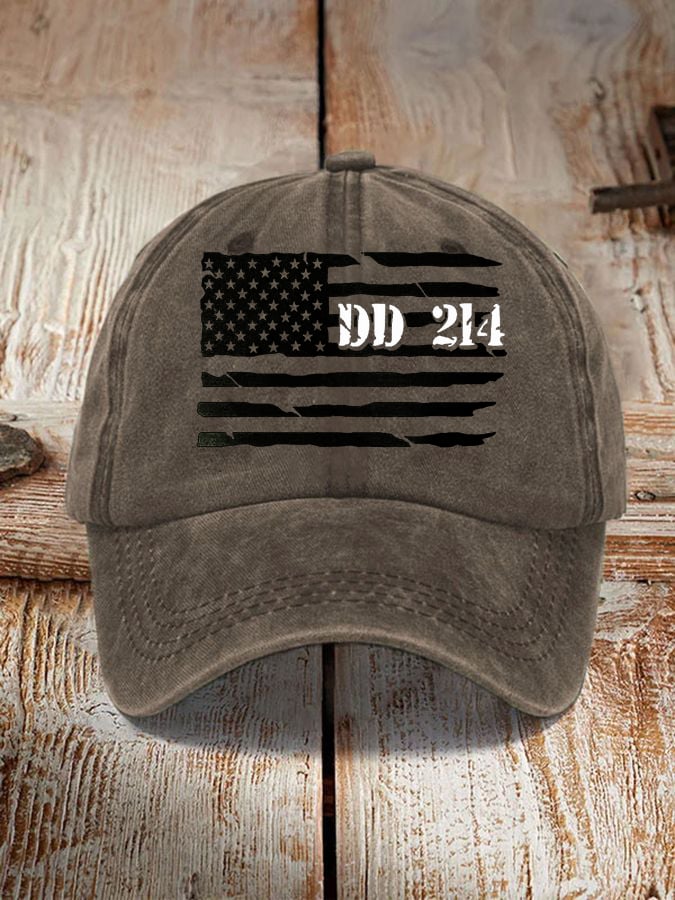 Men's DD-214 America  DD-214 America FlagHat