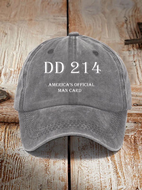 DD214 America's Official Man Card Hat