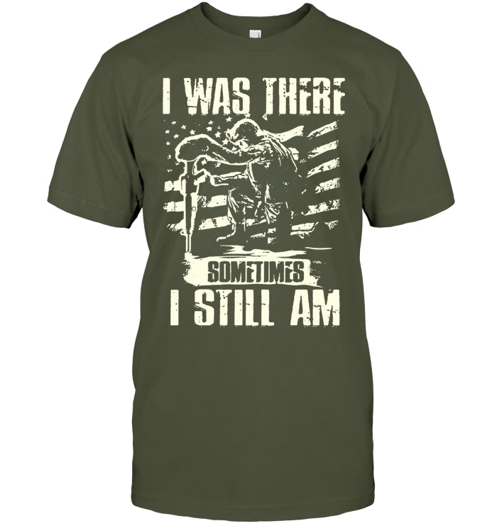 I Was There Sometimes  I Still I Am Pattern 100% Cotton T-Shirt