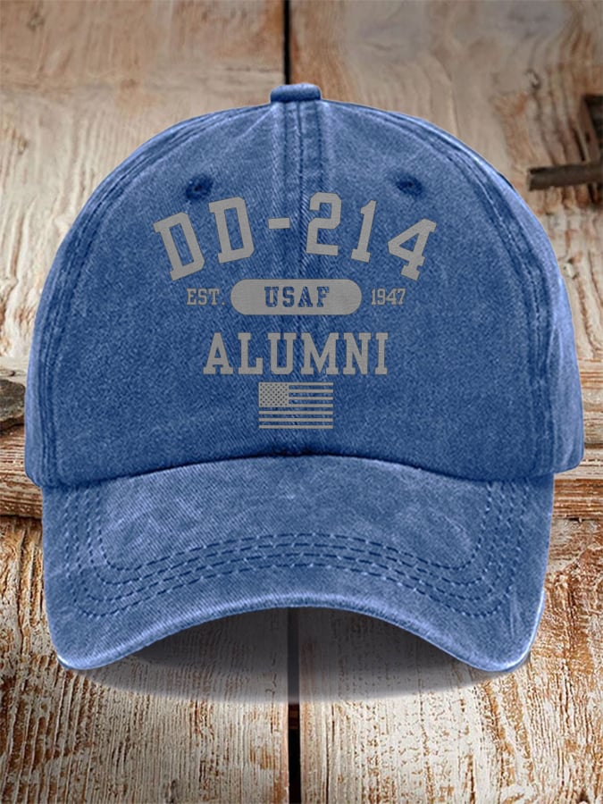 Unisex Distressed Washed Cotton Veteran Hat