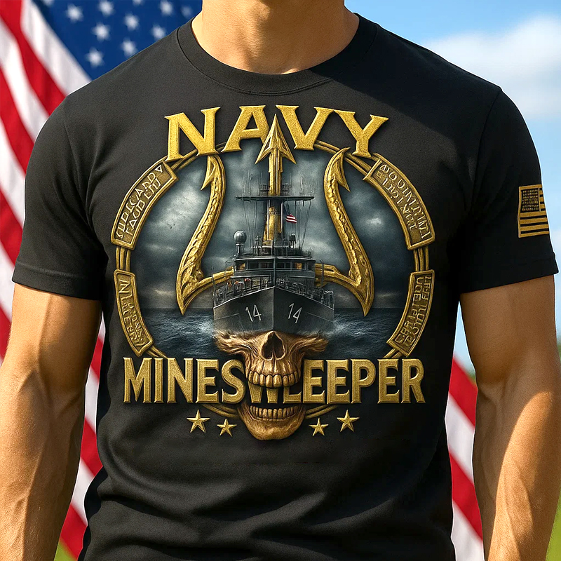 US Navy 250th Anniversary Commemorative Short Sleeve T-Shirt