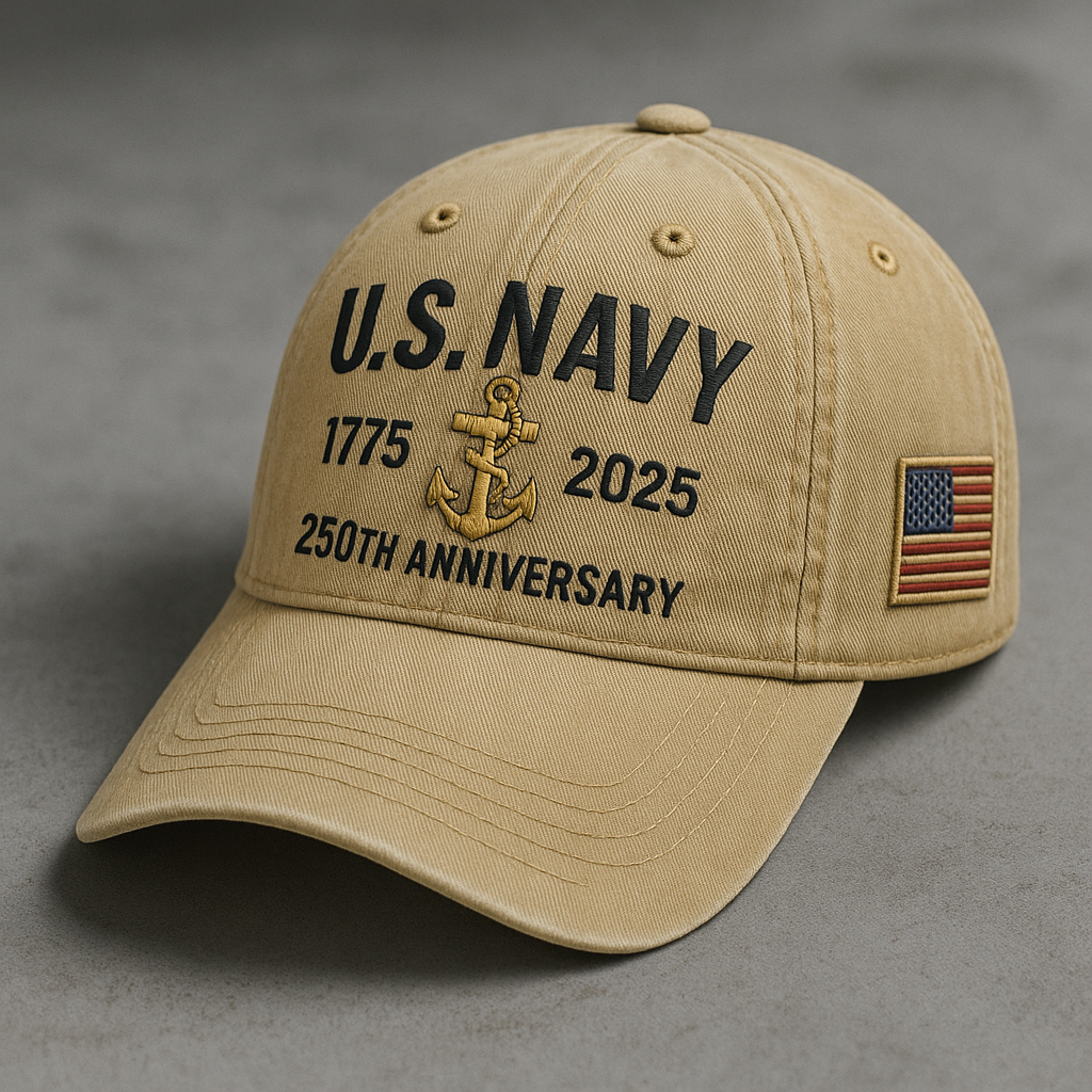 NAVY VETERAN TRIBUTE 250TH— U.S. NAVY ANNIVERSARY CAP