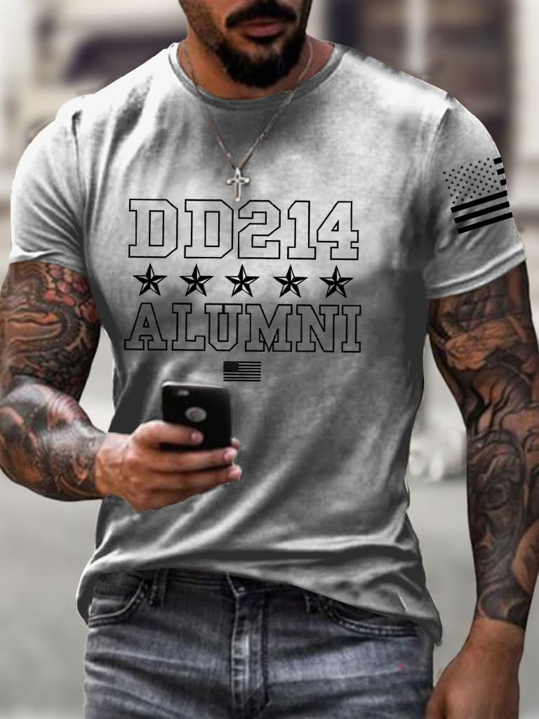 Men's Veteran DD-214 Printed T-Shirt