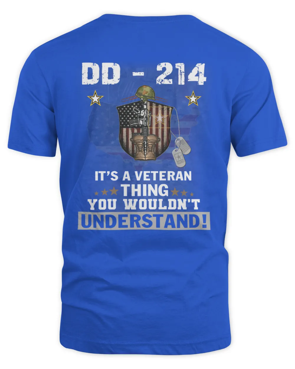 DD-214 Pattern 100% Cotton T-Shirt