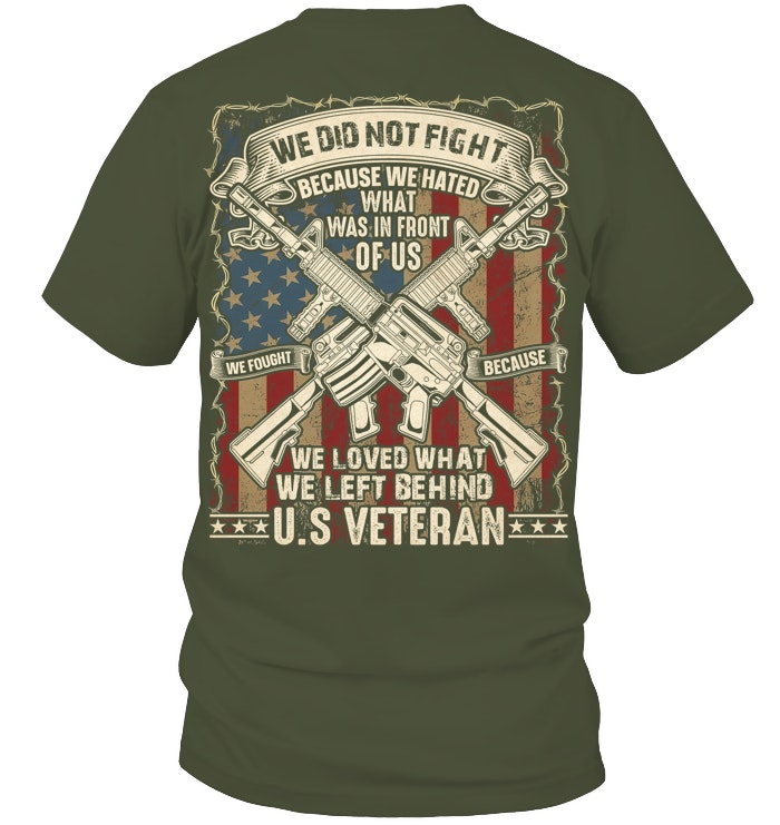 We DId Not Fight  Pattern 100% Cotton T-Shirt