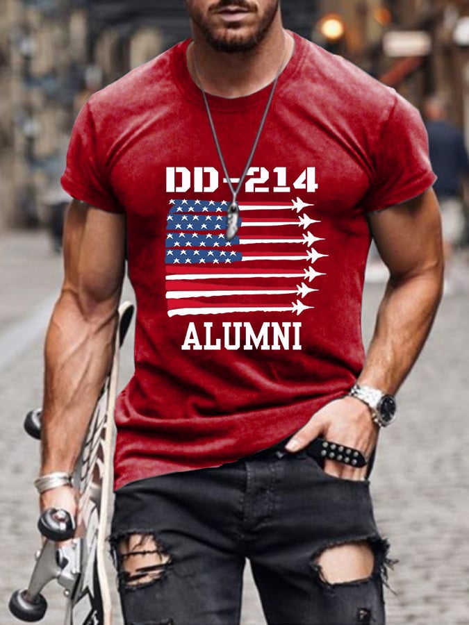 Men's Veteran DD-214 Printed T-Shirt