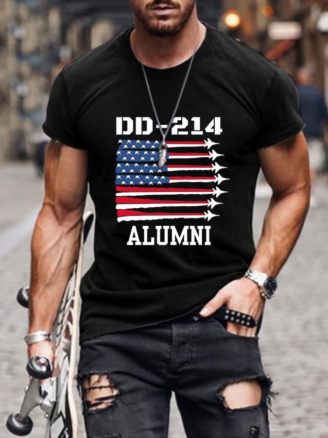 Men's Veteran DD-214 Printed T-Shirt
