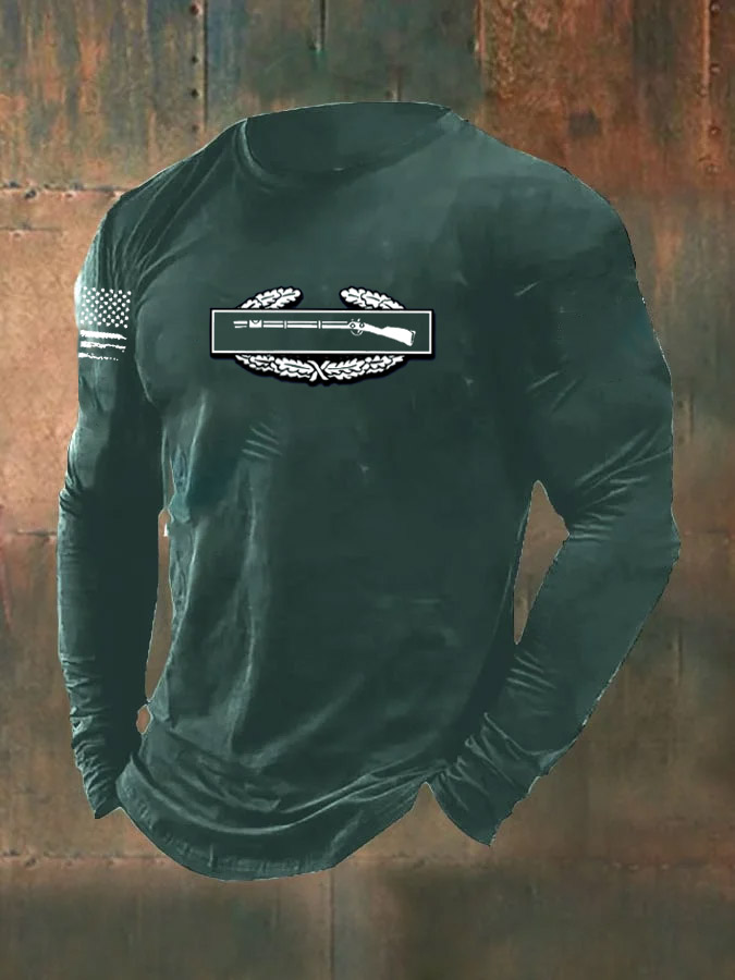 Men's Infantry Pattern Long Sleeve T-Shirt