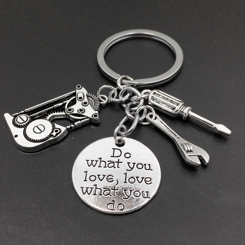 Do What You Love Mechanical Keychain