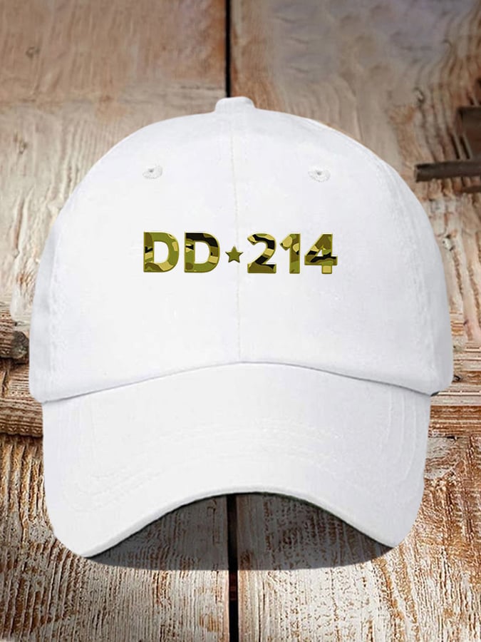 Unisex   DD-214 Veterans Print Baseball Cap
