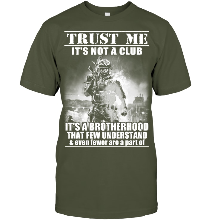 Trust Me Pattern 100% Cotton T-Shirt
