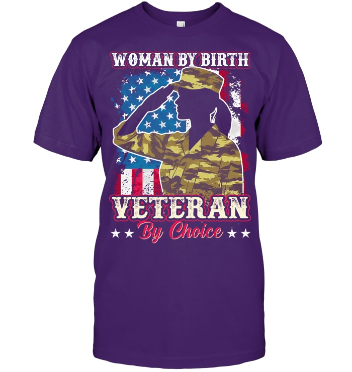 Veteran By Choice Pattern 100% Cotton T-Shirt