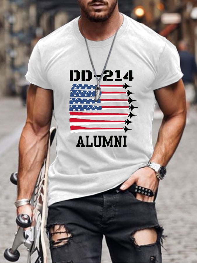 Men's Veteran DD-214 Printed T-Shirt