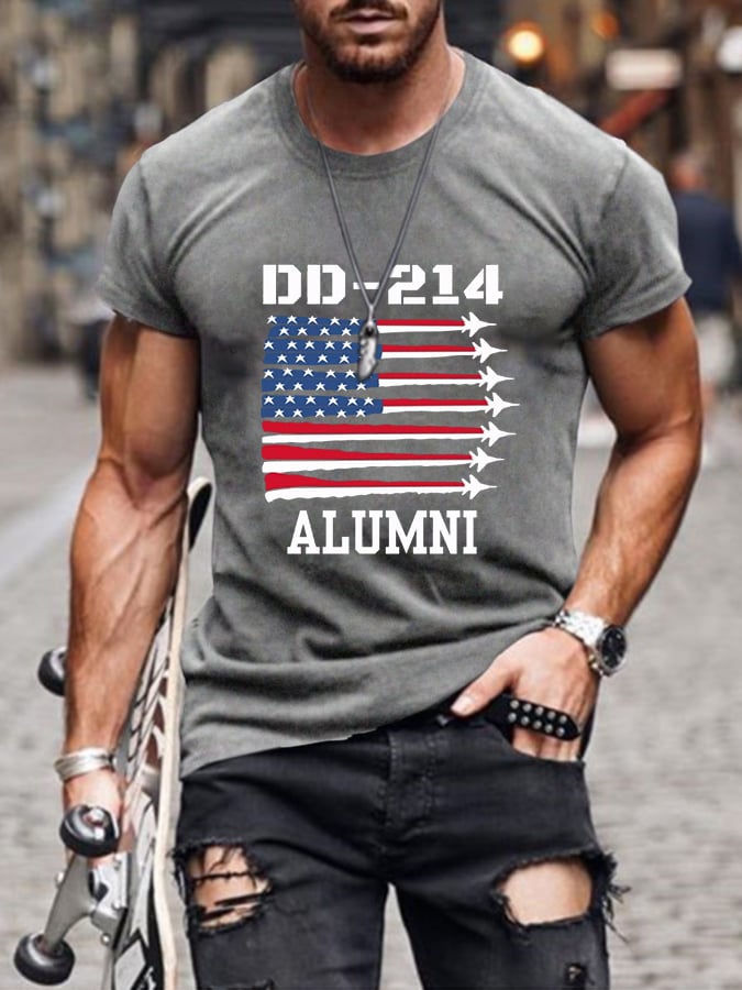 Men's Veteran DD-214 Printed T-Shirt