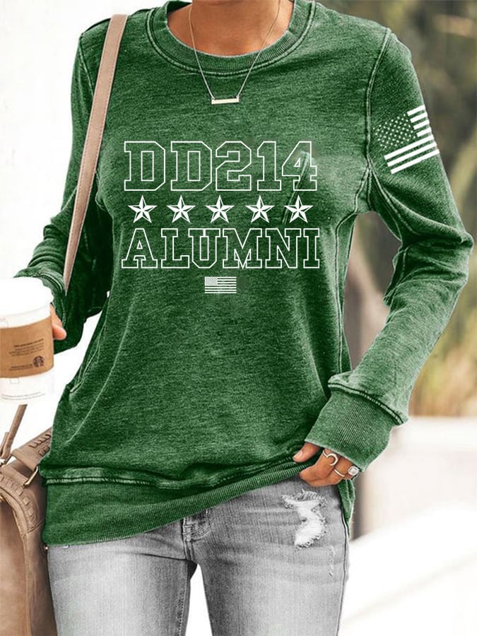 Women's DD-214 Print Sweatshirt