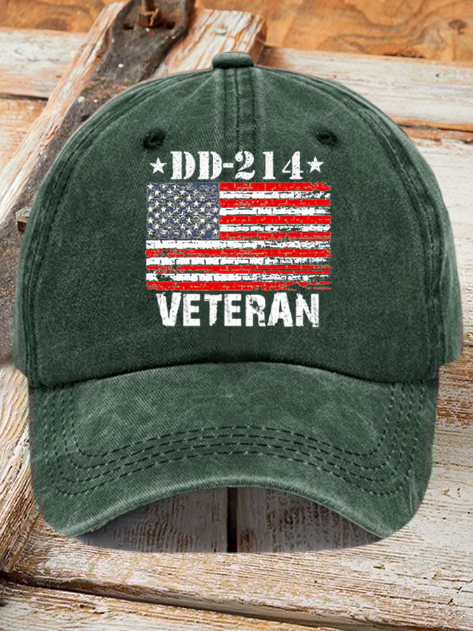 DD-214 Veteran Baseball Cap