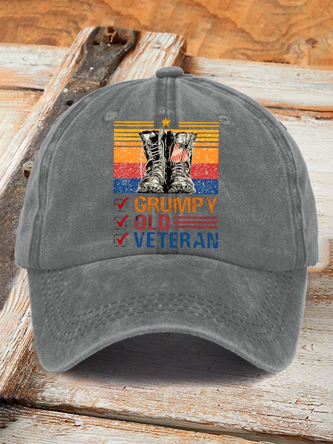 Unisex 'grumpy Old Veteran' Hat