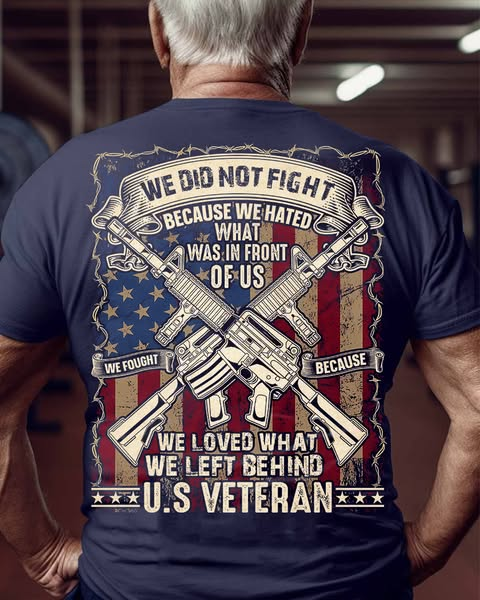We DId Not Fight  Pattern 100% Cotton T-Shirt