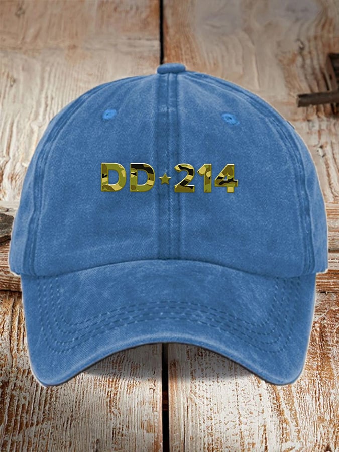 Unisex   DD-214 Veterans Print Baseball Cap
