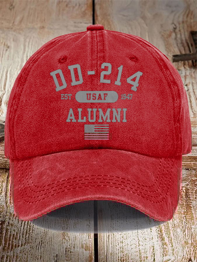 Unisex Distressed Washed Cotton Veteran Hat