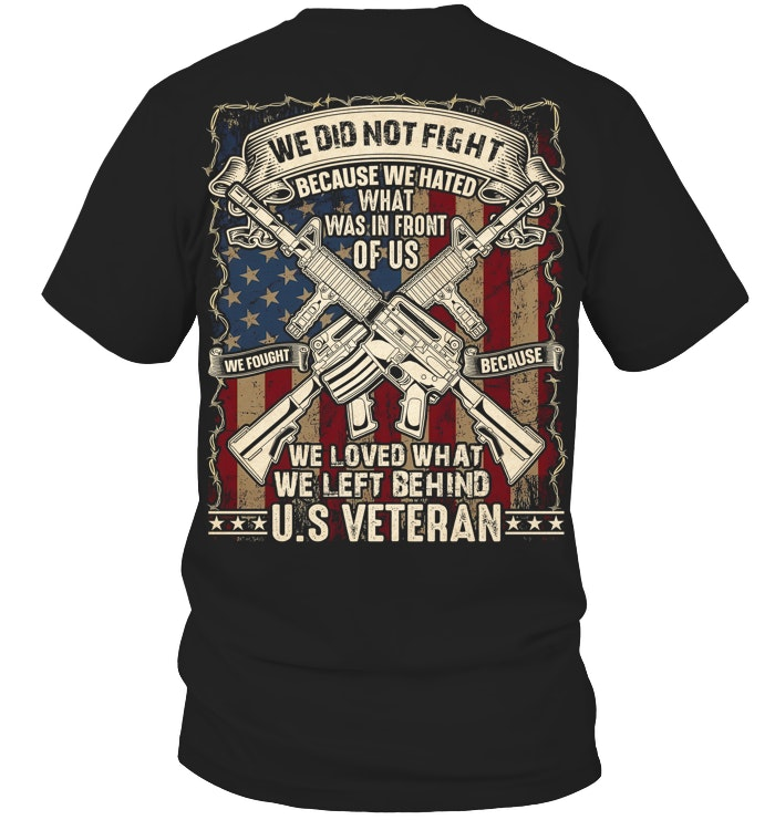 We DId Not Fight  Pattern 100% Cotton T-Shirt