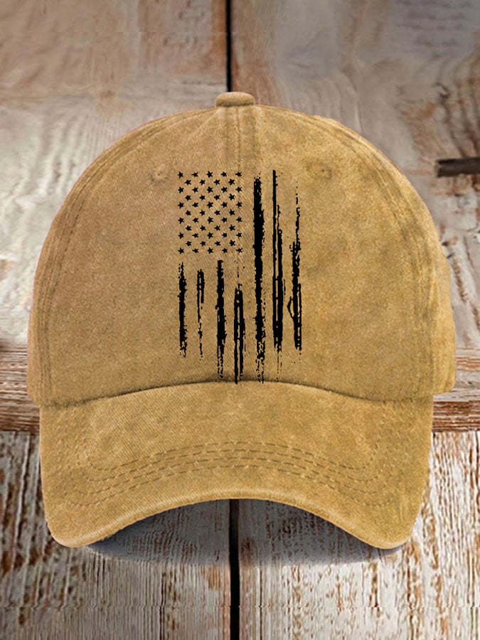 Unisex  Vintage National Flag  Print Baseball Cap