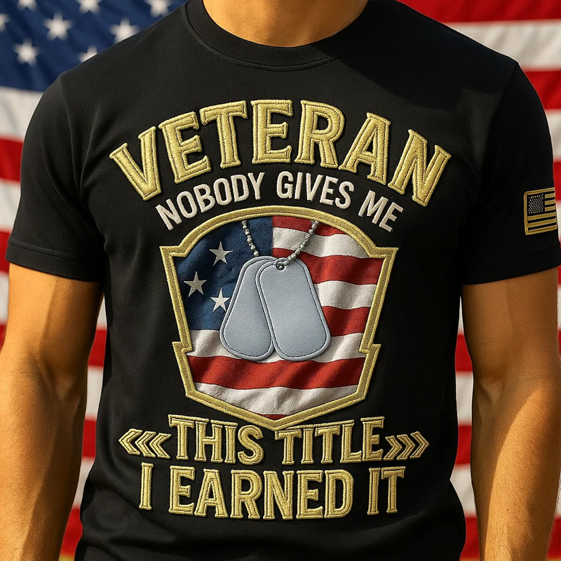 Veterans Day Printed Casual Short Sleeve T-Shirt