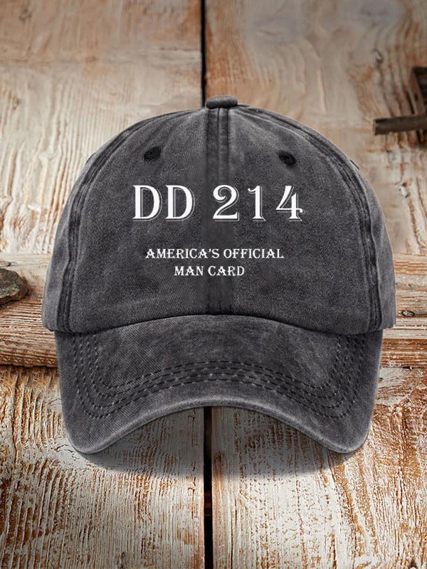 DD214 America's Official Man Card Hat