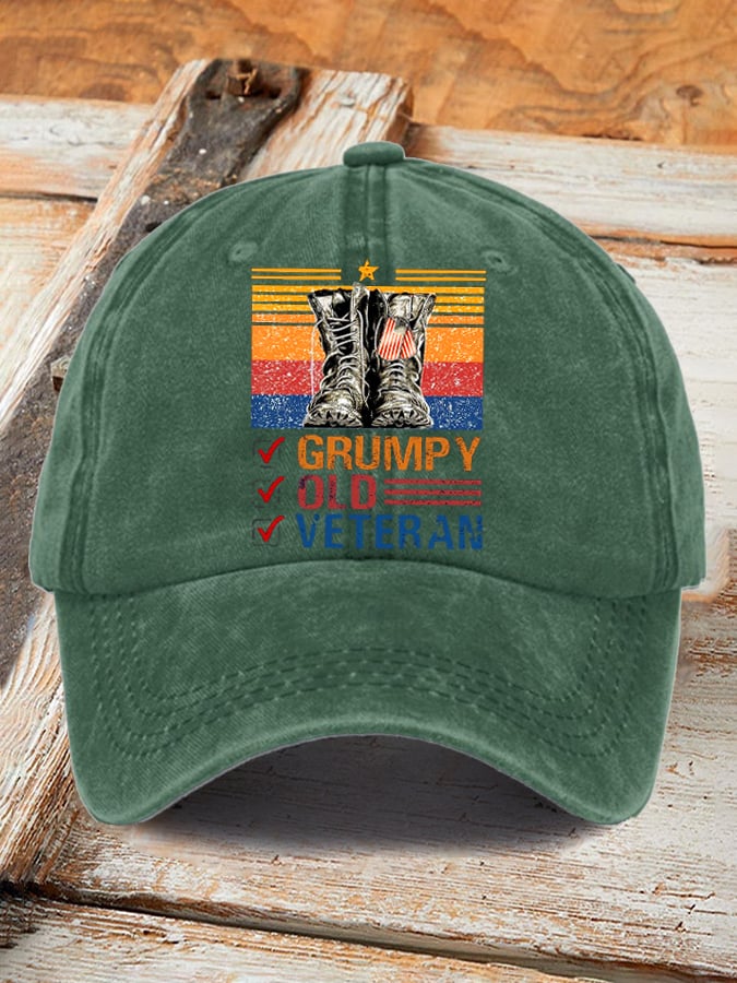 Unisex 'grumpy Old Veteran' Hat