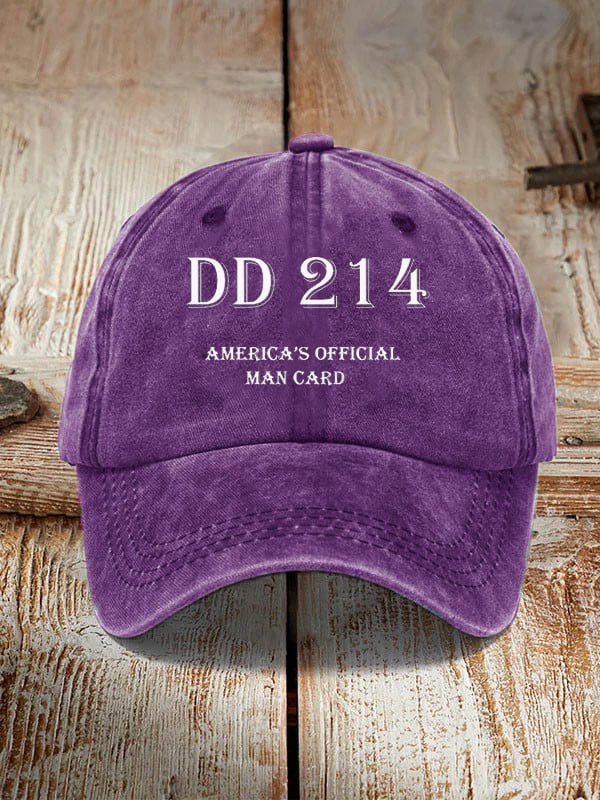 DD214 America's Official Man Card Hat