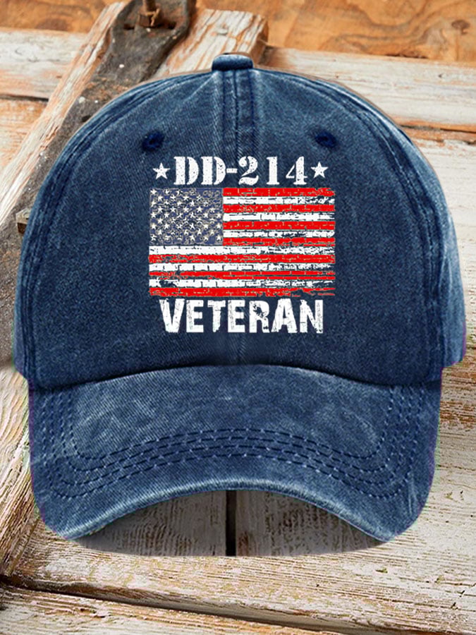DD-214 Veteran Baseball Cap