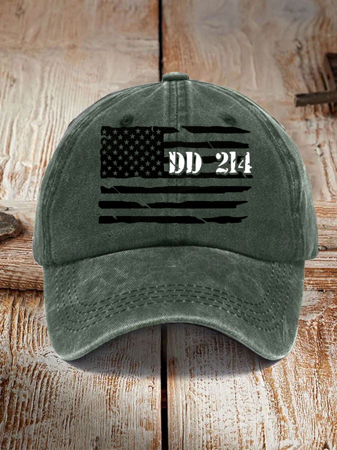 Men's DD-214 America  DD-214 America FlagHat