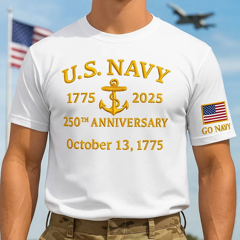 U.S Navy 250th Anniversary T-shirt