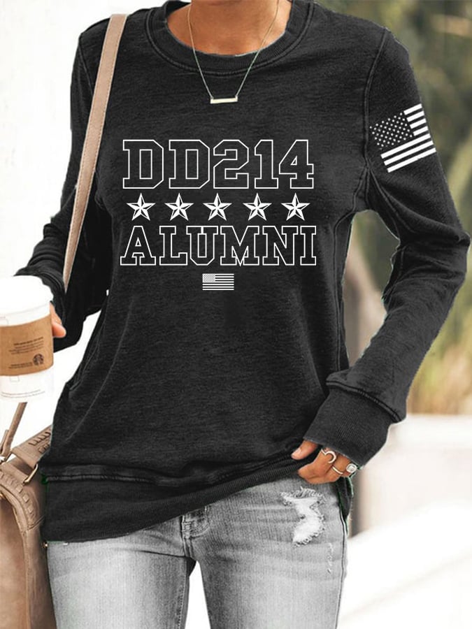 Women's DD-214 Print Sweatshirt