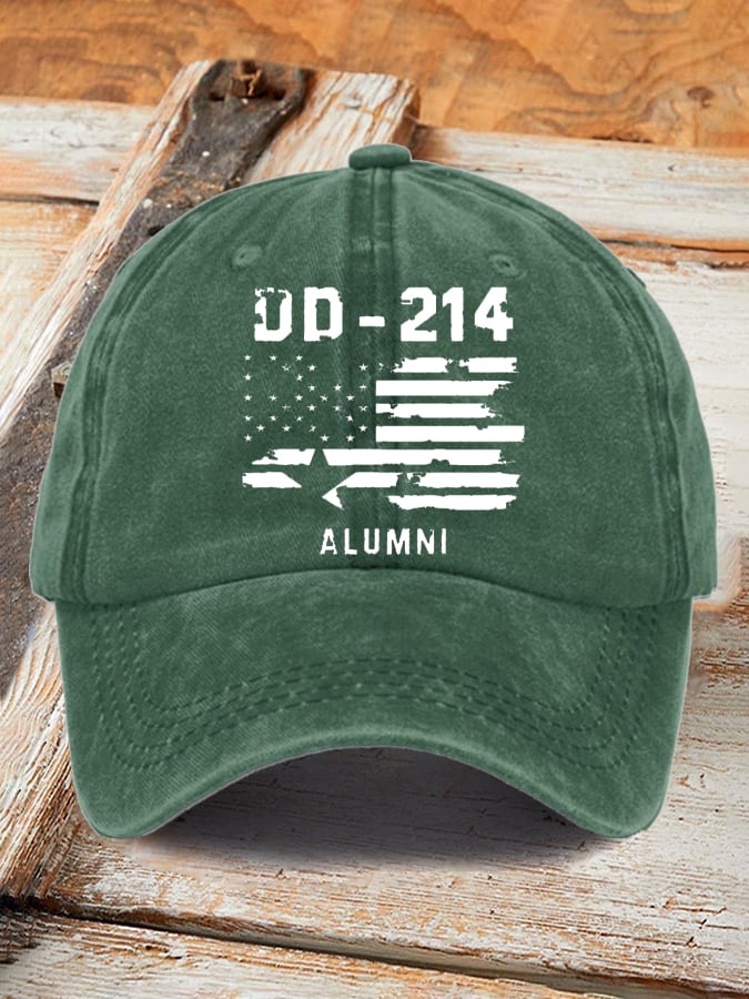Unisex DD-214 Veterans Hotspot Print Cap