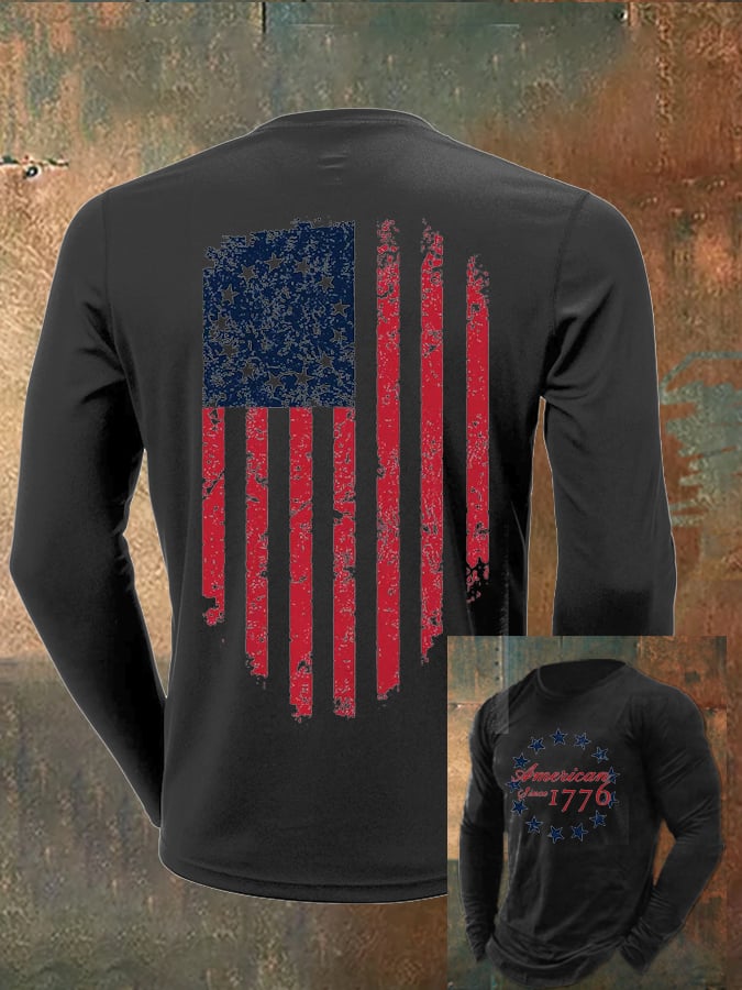 Men's Military Veteran Print Printed T-Shirt