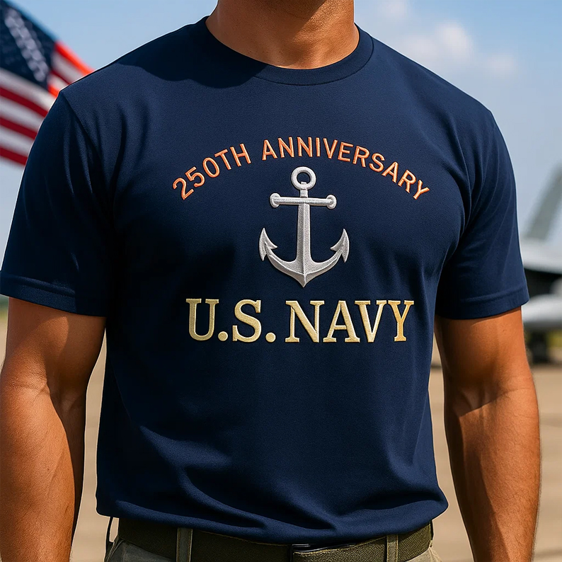 U.S. Navy 250th Anniversary T-shirt
