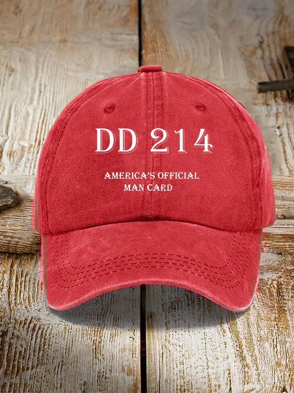DD214 America's Official Man Card Hat