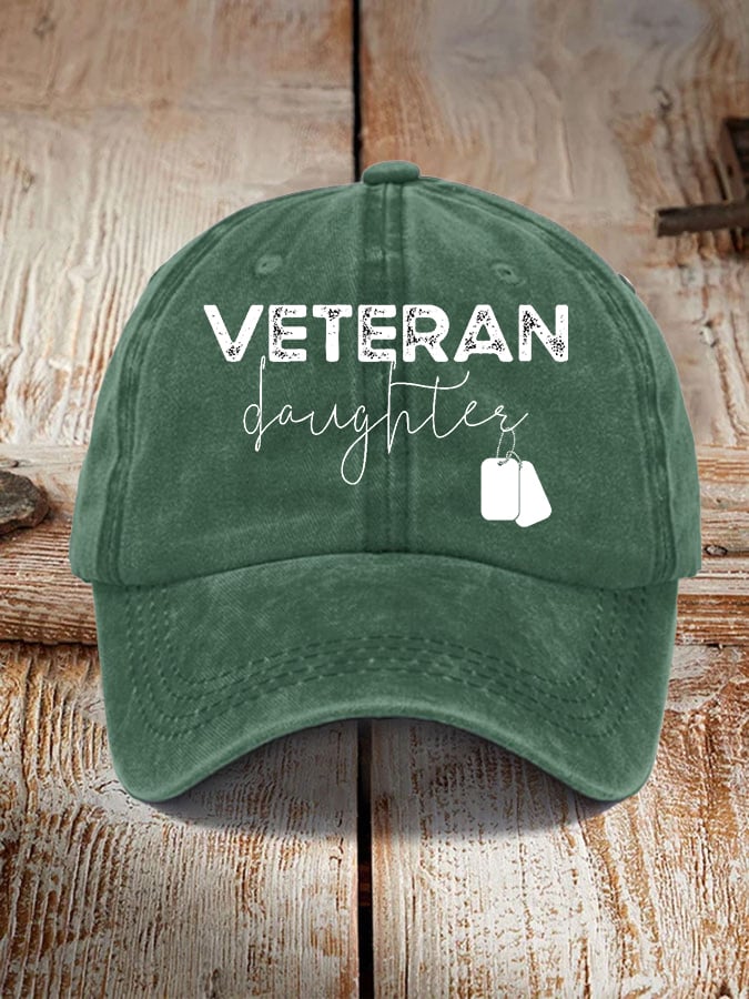 Women‘s Proud Veteran Daughter Hat