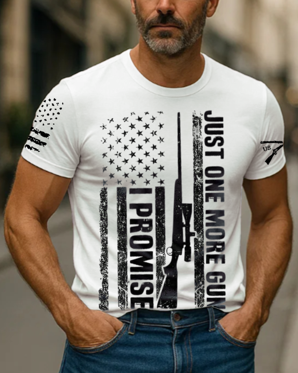 Men's One More Gun Tee – I Promise Printed T-Shirt