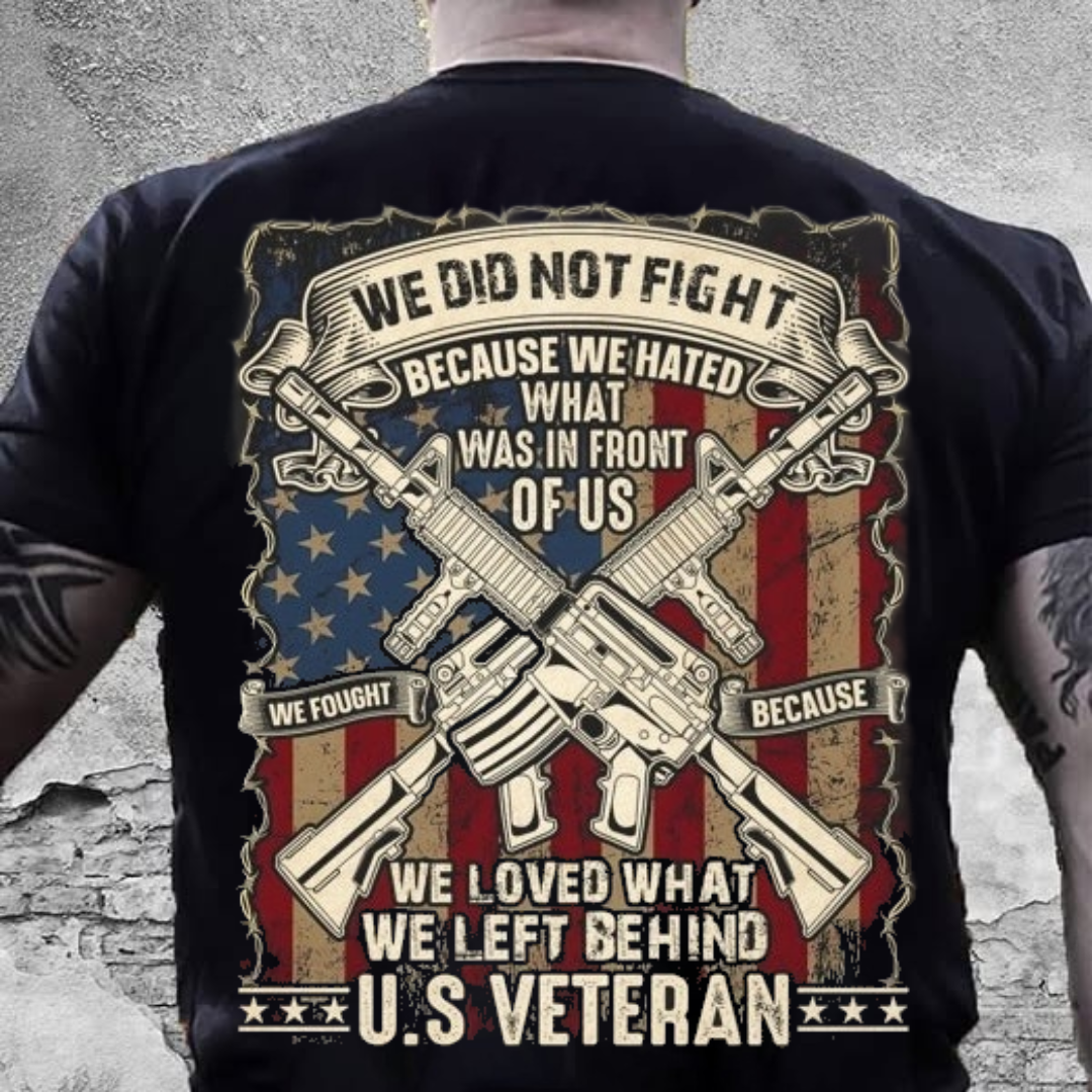 We DId Not Fight  Pattern 100% Cotton T-Shirt