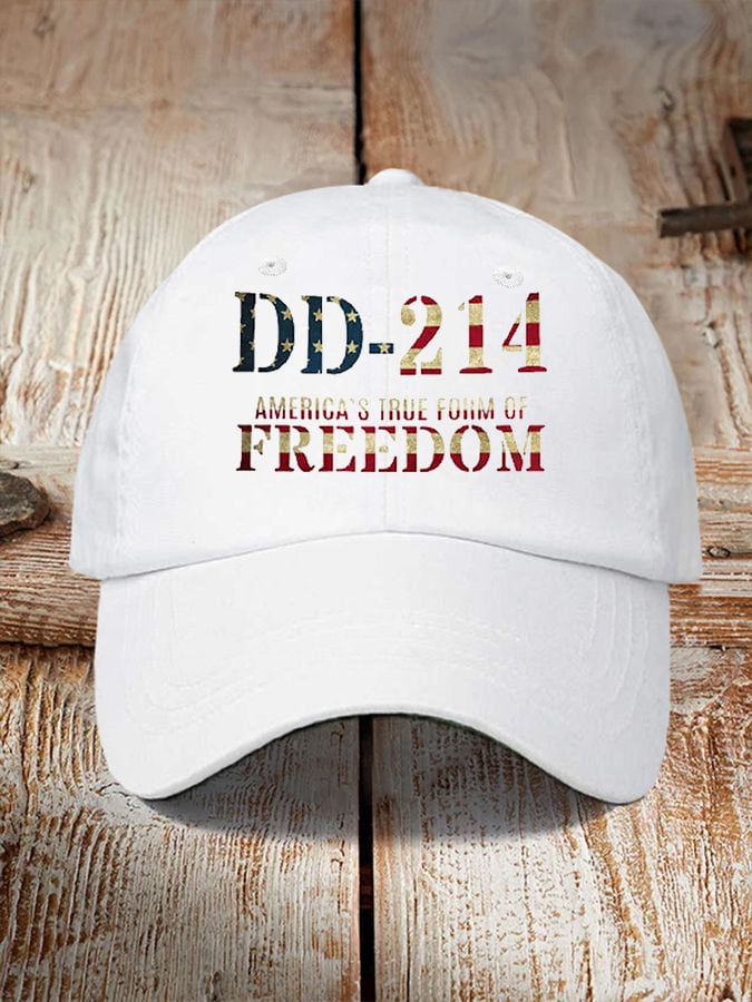 Men's DD-214 America's True  Form Of Freedom Hat