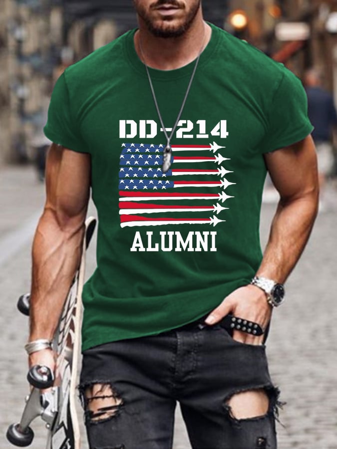 Men's Veteran DD-214 Printed T-Shirt